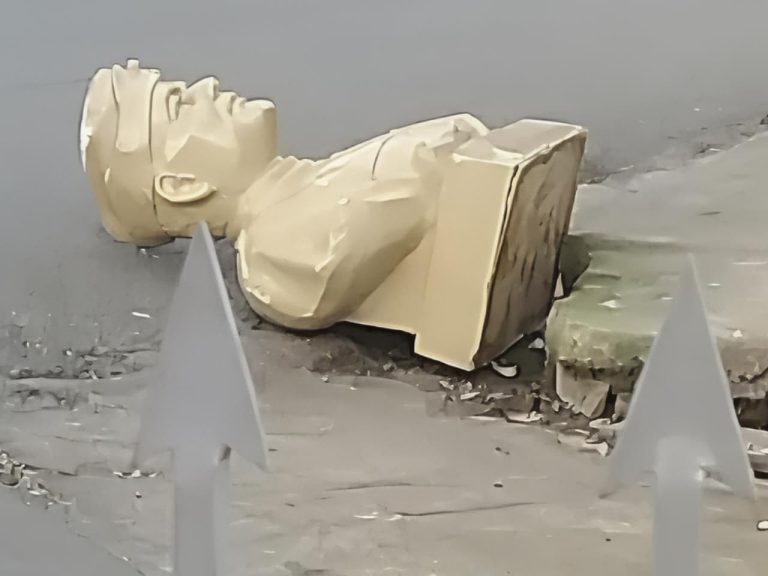শিলংয়ে খাসি দুর্বৃত্তরা ভাঙল নেতাজির মূর্তি, ছাড় পেলেন না স্বামীজিও