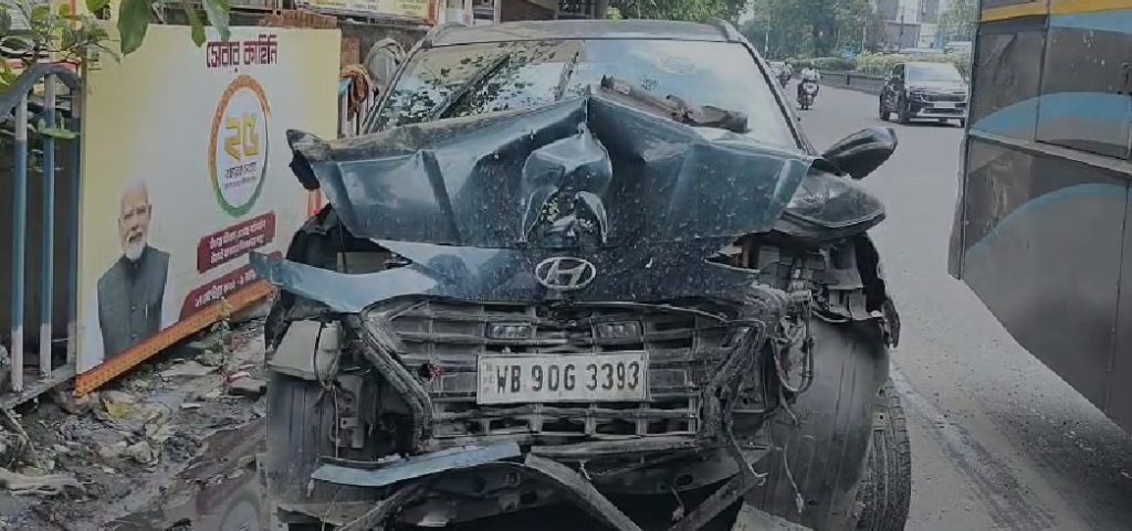 ভিক্টোরিয়া মেমোরিয়ালের সামনে দুর্ঘটনা, ‘মদ্যপ’ চালক গ্রেপ্তার