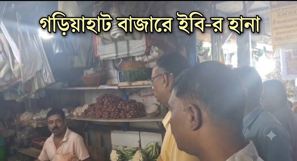 বেশি দামে পণ্য বিক্রি গড়িয়াহাট বাজারে! আচমকা হানা ইবি-র, বিক্রেতাদের হুঁশিয়ারি