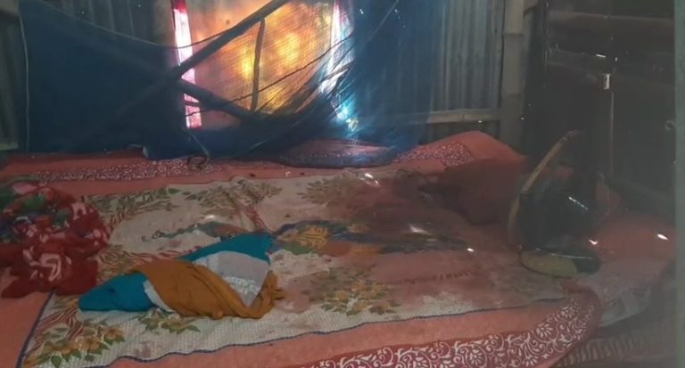 আক্রান্ত গৃহবধূ