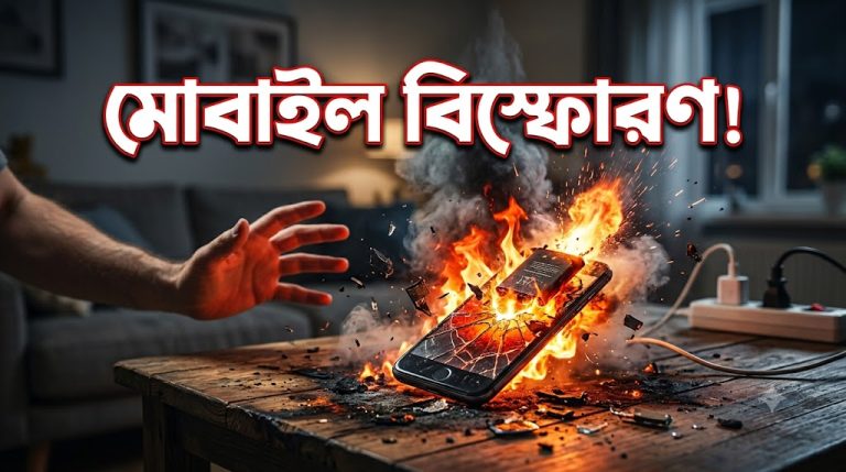 বাইক চালানোর সময় পকেটে মোবাইল বিস্ফোরণ