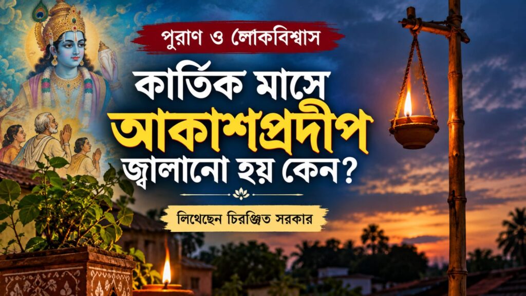 আকাশপ্রদীপ: পিতৃপুরুষের উদ্দেশে শ্রদ্ধার এক আলোক নিবেদন