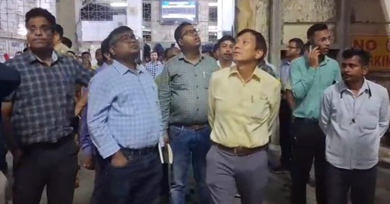 জলপাইগুড়ি টাউন স্টেশনে অমৃত ভারত প্রকল্পের কাজ পরিদর্শনে ডিআরএম