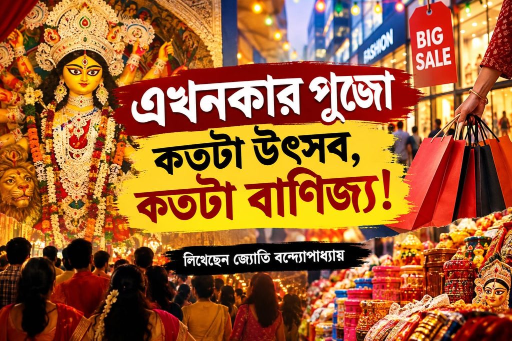 আড়ে ও বহরে কলকাতার পুজোর আয়তন বেড়েছে ৪ গুণ