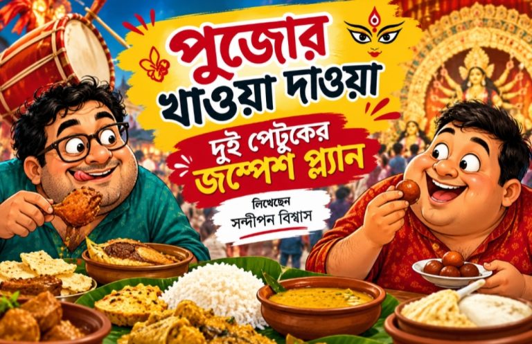 ‘খাইখাই কেষ্ট’ আর ‘খ্যাঁটন গোপাল’এর পেটপুজোর জম্পেশ প্ল্যান