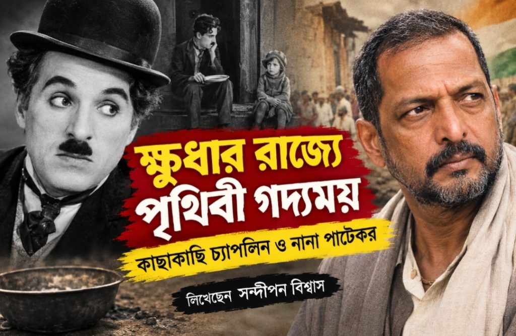 চার্লি চ্যাপলিন ও নানা পাটেকর: রুটিই ছিল তাঁদের কাছে প্রথম প্রেম