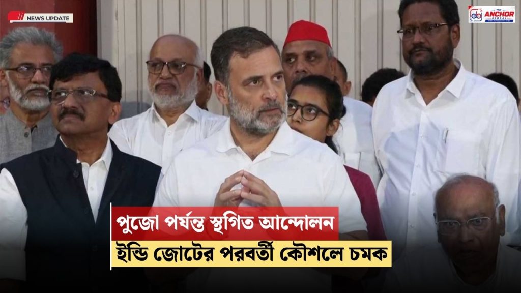 পুজো পর্যন্ত স্থগিত আন্দোলন, জানালেন রাহুল, ঠিক হয়ে গেল ইন্ডি জোটের পরবর্তী কৌশল