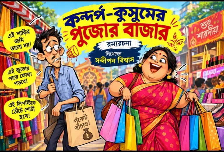 কন্দর্প-কুসুমের পুজোর বাজারে ঝামেলার সাতকাহন