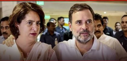রাহুল গান্ধী ও  প্রিয়াঙ্কা গান্ধীকে আটক করল দিল্লি পুলিশ