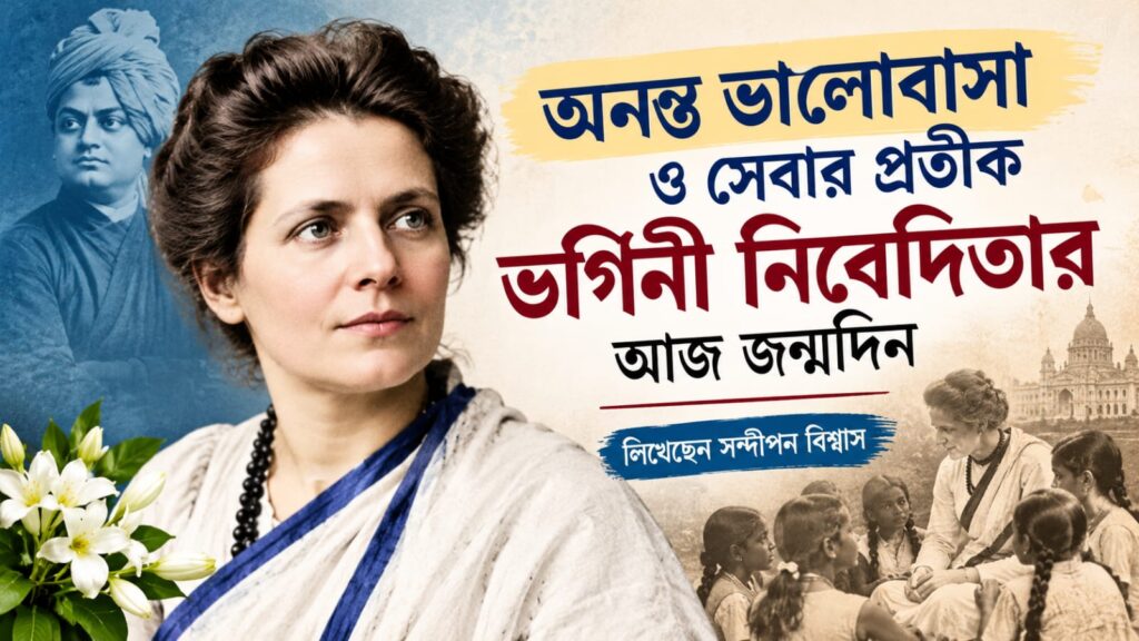 ভারতের প্রথম জাতীয় পতাকার ভাবনা ও নকশা করেছিলেন ভগিনী নিবেদিতা