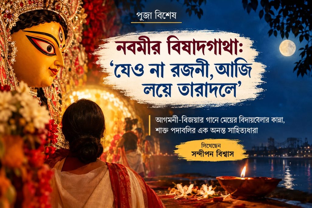 বিজয়ার গানে মেয়ের বিদায়বেলার কান্না, শাক্ত পদাবলির এক অনন্ত সাহিত্যধারা